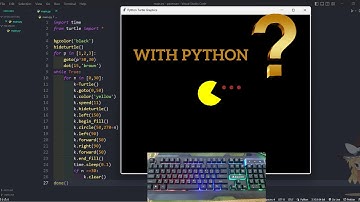 ASMR Programming - Coding Python Pacman - No Talking