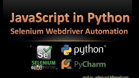 JavaScript in Selenium Webdriver using Python