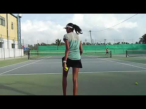 Tanvikhaa saravanan college tennis recruiting video 2020