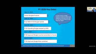 Board of Education Operations, Budget & Fiscal Affairs Committee Meeting, May 28, 2025