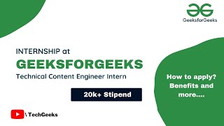 GFG Internship || GeeksForgeeks internship Lounch 2023 || GfG intern Apply Now ?????