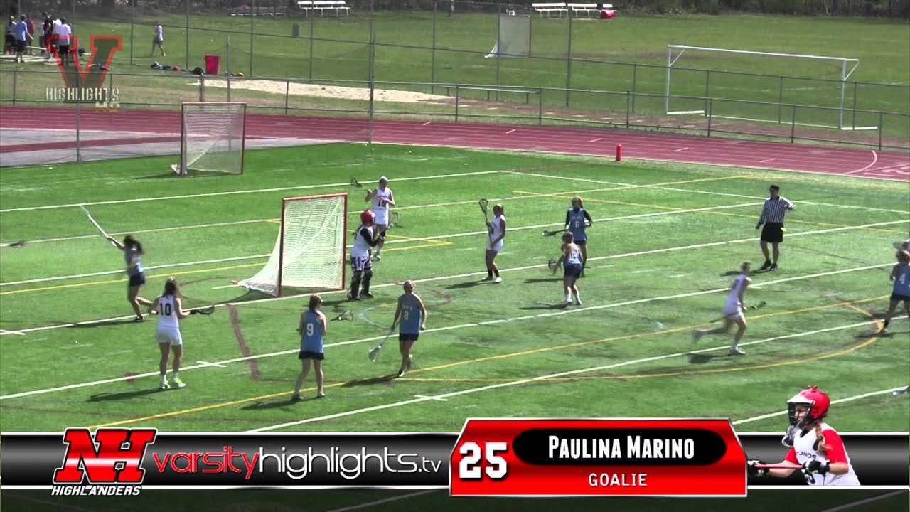 football score Paulina Marino 2012 Lacrosse Highlights (Northern Highlands Girls LAX Goalie)