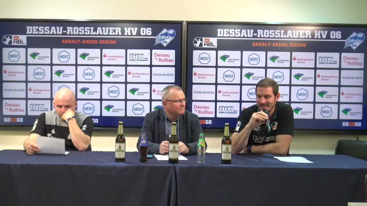 Pressekonferenz | Dessau-Roßlauer HV 06 - Eulen Ludwigshafen I 28.02.2026