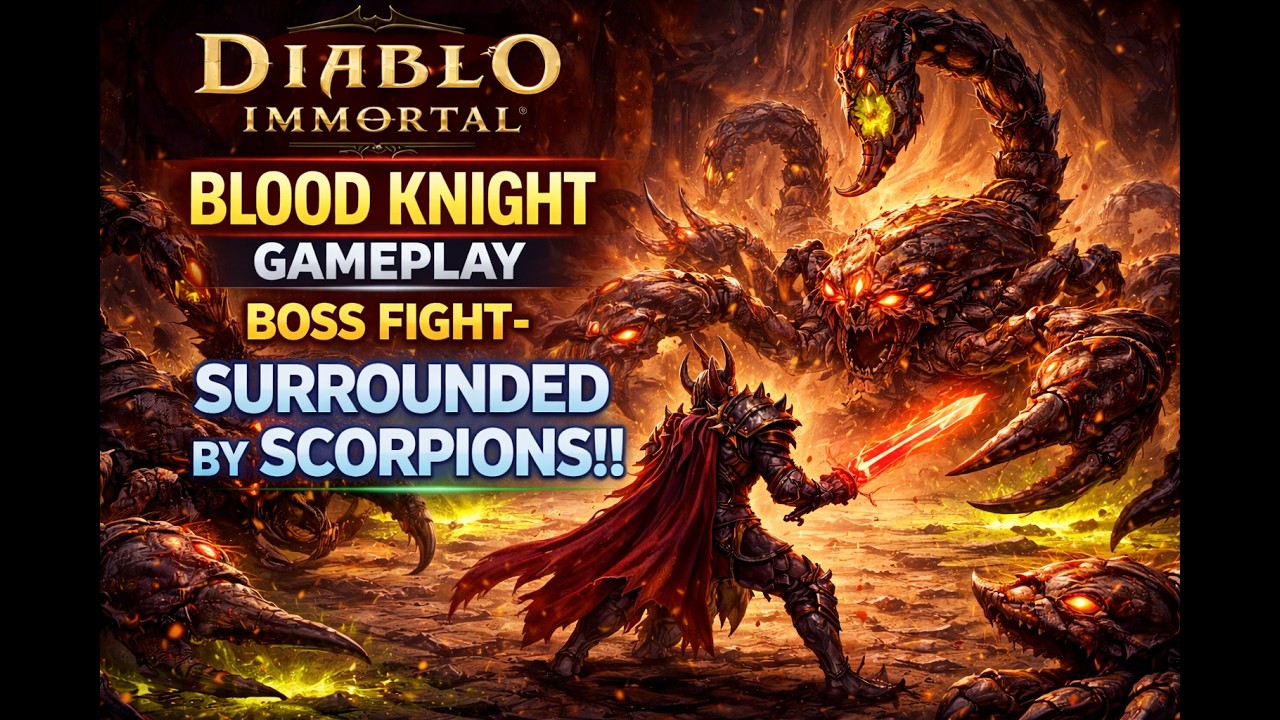 Diablo Immortal: SURROUNDED BY SCORPIONS!! - YouTube