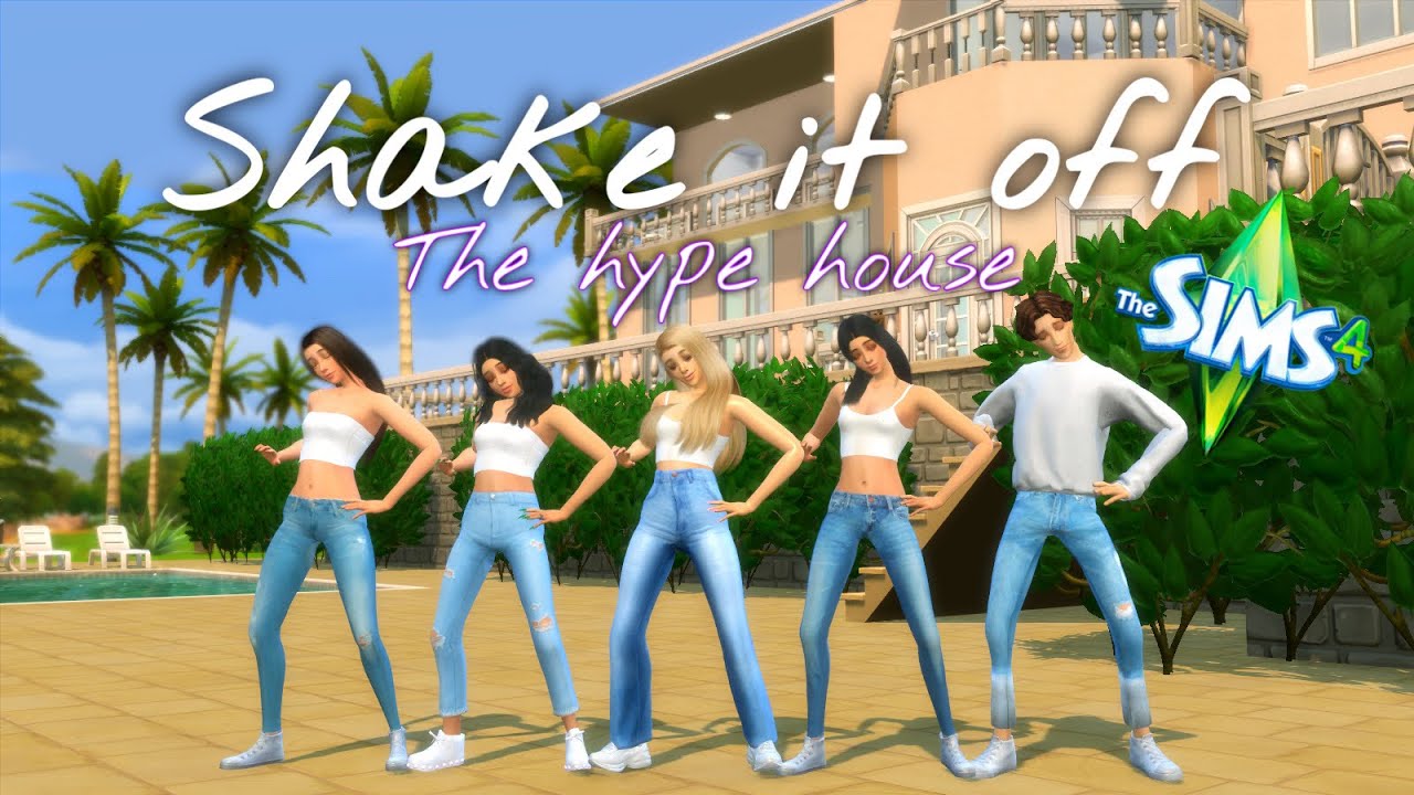 Sims4 ️The hype house members dance🔥(feat.Taylor swift-Shake it off