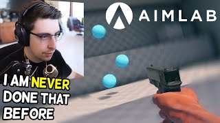 Shroud is Trying Aimlab For The First Time