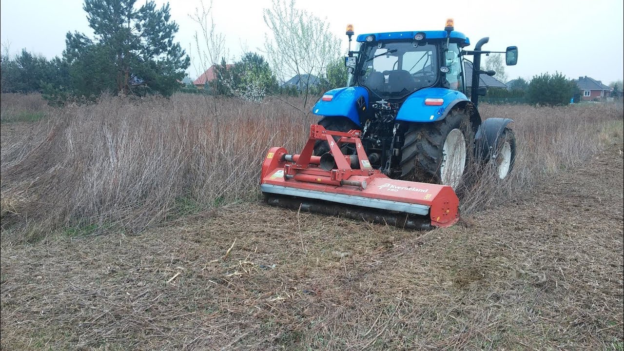 Mulczowanie  || NH t6.175 & Kverneland [vlog#5]