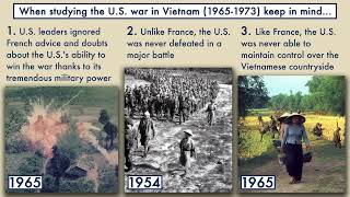 What should students studying the Vietnam War know about the French war to re-colonize Vietnam?