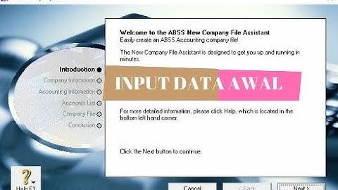 Cara Input Data Awal Perusahaan Pada MYOB  - Persiapan Ujian Kelas 12 Akuntansi - Bagian (1)