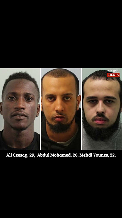 CCTV: Five men convicted of Sharmake Mohamud's murder caught celebrating after #shorts #trending