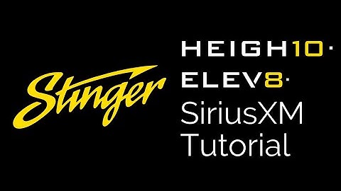 SiriusXM Tutorial for UN1810 and UN1880