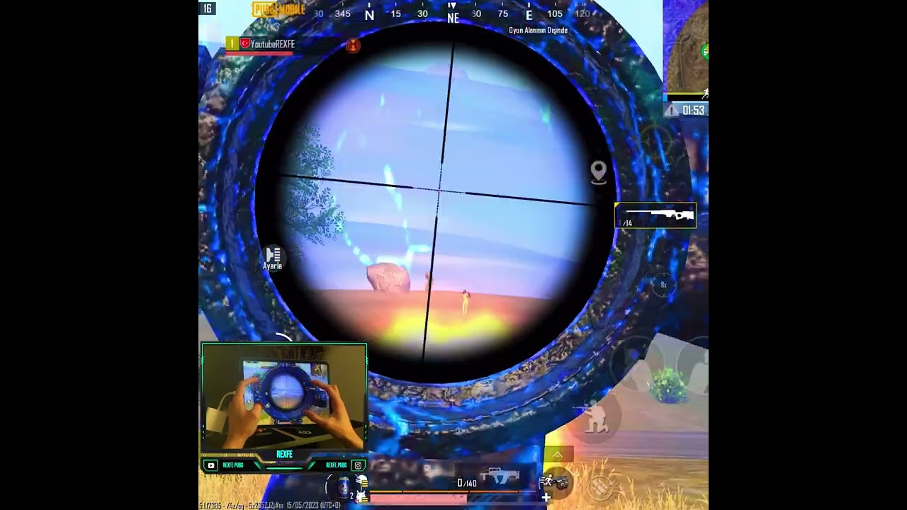 HİLEDEN BİLE SERİ AİM😱😱 