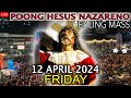 Live quiapo church mass today  12 april 2024 friday healing mass