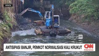 Antisipasi Banjir, Pemkot Normalisasi Kali Krukut
