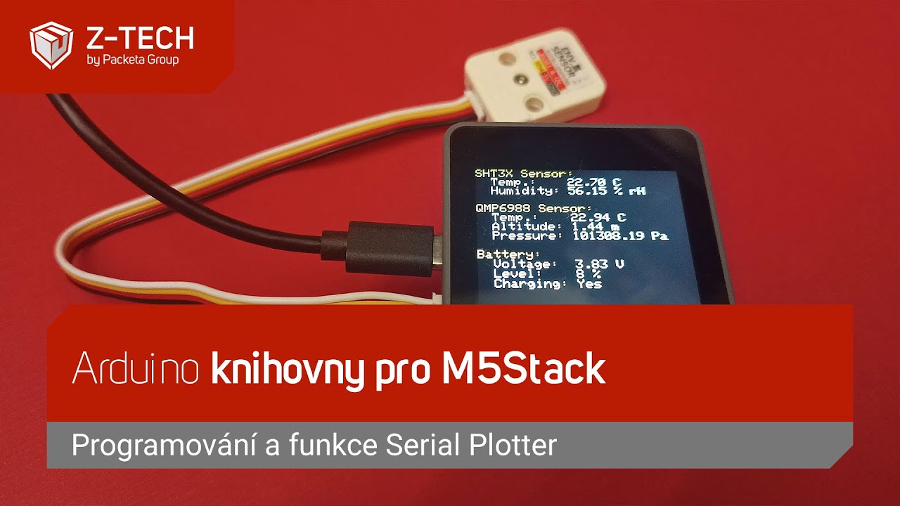 M5Stack: Knihovny pro Arduino a funkce Serial Plotter - YouTube