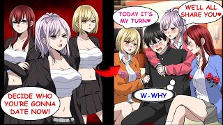 These Badass Girls Were Fighting Over Me, and I Ended Up Being Shared…【RomCom】【Manga】