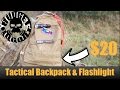 DOUBLE HEADER OUTDOOR GEAR REVIEW: Budget-Friendly Tactical Backpack and Flashlight | Budget Bugout