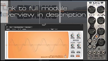 SOB Filter Overview - Wavefolder section with Oscilloscope