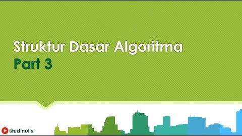 Pengantar Algoritma (3/3)