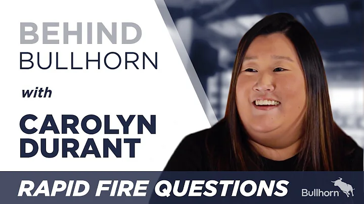 Rapid Fire Questions with Carolyn, Relationship Ma...