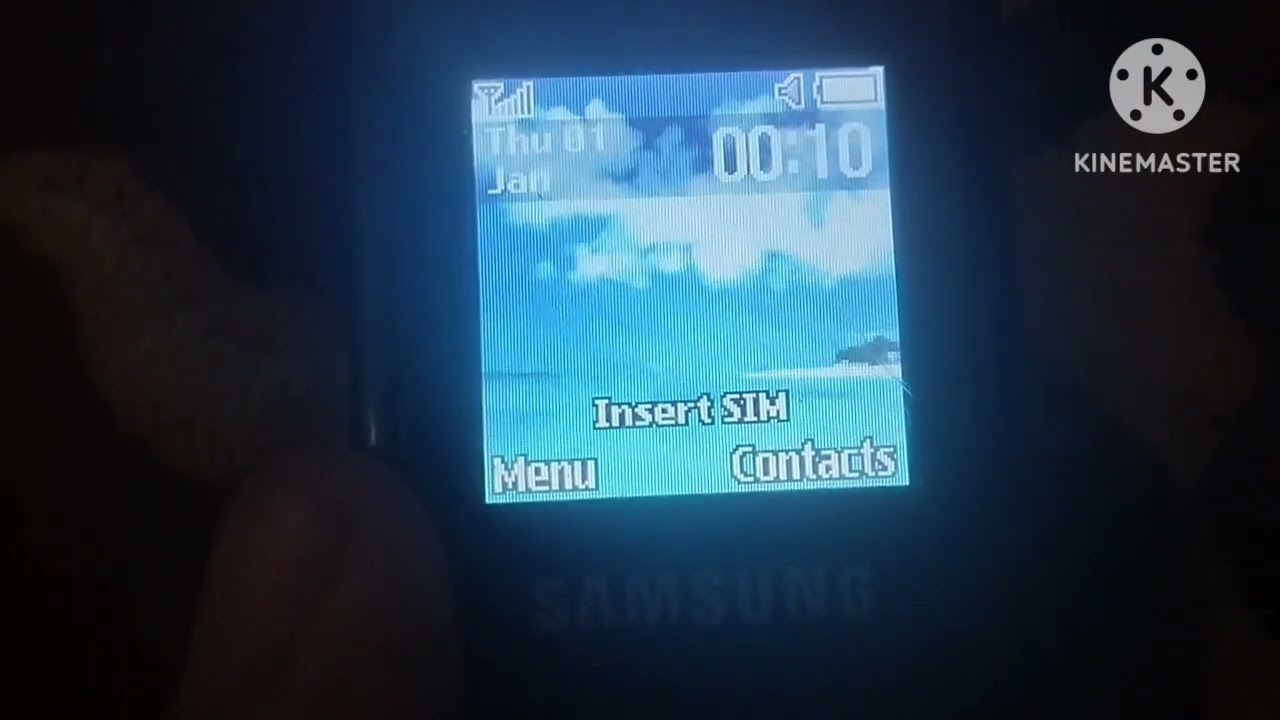 Samsung GT-E1070 On/Off + Low battery alert