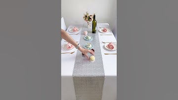 Sequined table runner, factory custom-made, in stock, welcome to leave a message for inquiry.