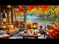 🍁A Refreshing Breakfast With Warm And Old Jazz Saxophone And Piano