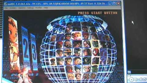 Marvel vs Capcom 2 using Dreamcast Emulator