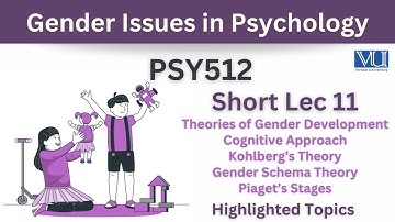 PSY512 Short Lecture 11_Gender Development_cognitive approach_Kohelberg Theory_Gender Schema_Piaget