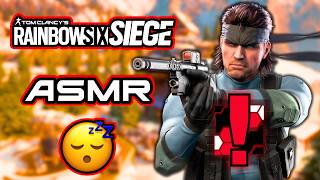 ASMR GAMING | How Good Is Solid Snake in Rainbow Six SIEGE?! Relaxing Whispering 💤💤💤