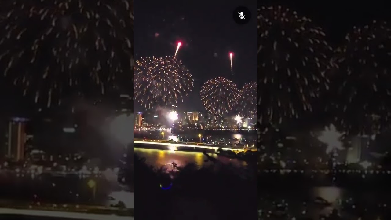 New year 2026 fireworks. Perth Western Australia. 