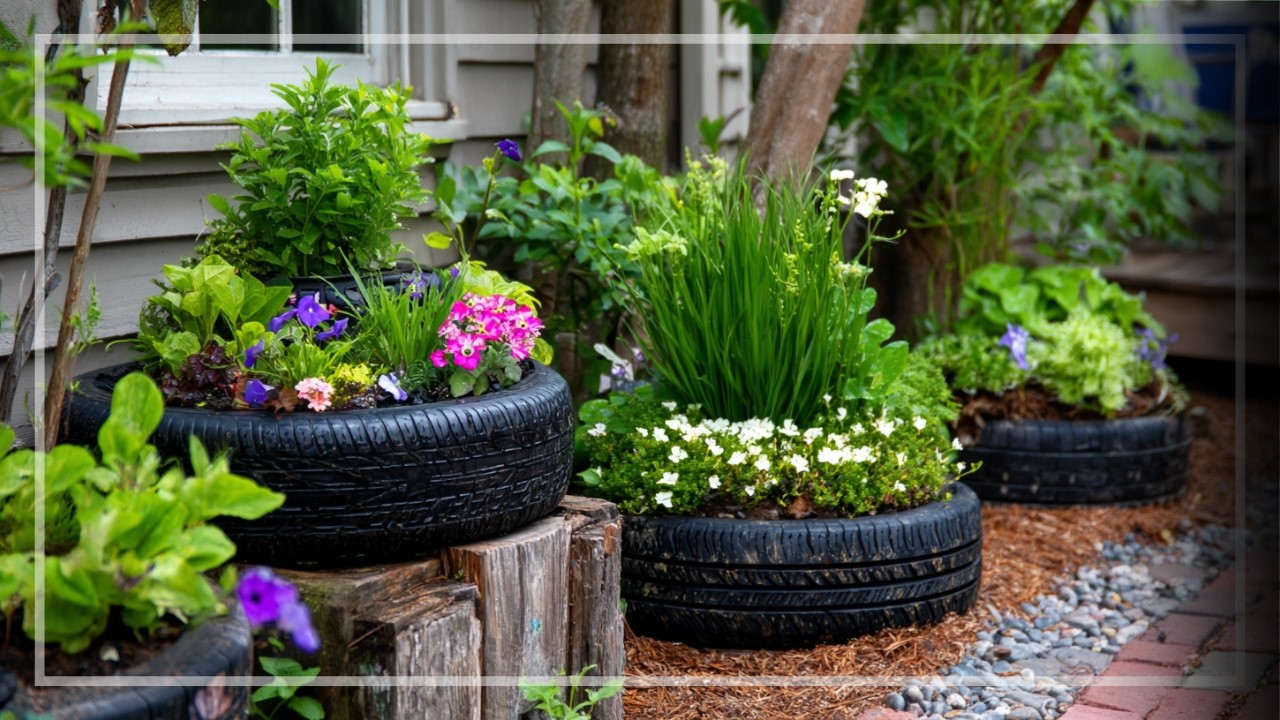 Small Garden, Big Impact: Vintage Recycled Junk Ideas for Modern Outdoor Landscaping Style