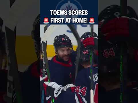 The KID from WINNIPEG gets one at HOME! 🚨✈️