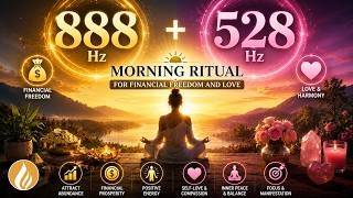Attract Wealth, Love & Positive Energy** ✨ 888 Hz + 528 Hz