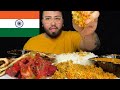 MUKBANG INDIAN FOOD | LAMB BIRIYANI TANDOORI CHICKEN