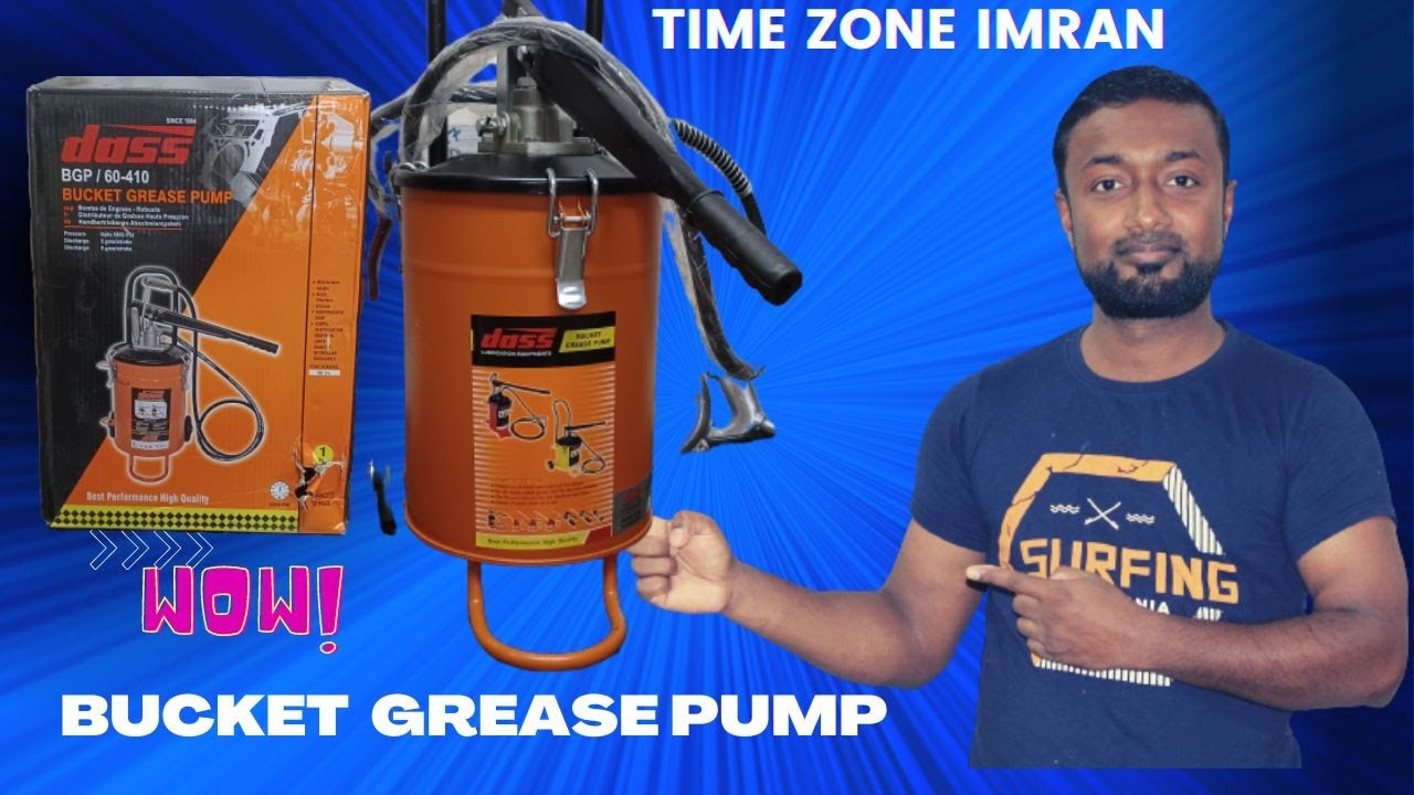 How to Use Manual Bucket Grease Pump Bucket Grease Pump Installation