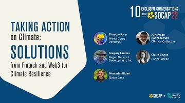 Taking Action on Climate: Solutions from Fintech and Web3 for Climate Resilience