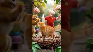 baby laughing video 🤣| #babydance #cutebaby #funnyanimals #cartoon #monkey #funnyvideo #viralshorts