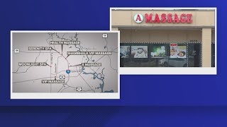 Beaumont Police close three massage parlors, arrest two people after vice operation