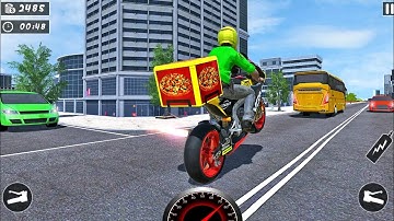 Pizza Delivery Simulator 🍕🚗 | Fastest Delivery Challenge! #androidgameplay #games 