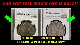 🚨WARNING: THIS EBAY SELLER IS SELLING FAKE NGC SLABBED COINS!!! #therealdeal #livecoinqa