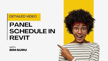 Panel Schedule in Revit || Detailed video || BIM Guru