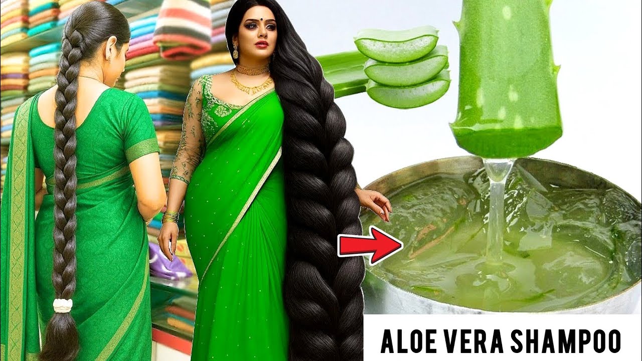 बाल धोने से पहले Aloe Vera इस तरह लगालो बाल इतने लंबे, घने, सिल्की, शाइनी हो जाएंगे long hair
