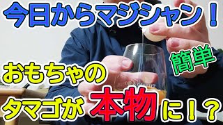 簡単にできる初心者向けマジック！おもちゃの卵が本物になる！？タマゴになるハンカチーフ！【解説・種明かし付】