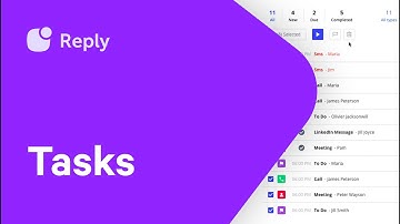 How to use tasks in Reply: Getting things done