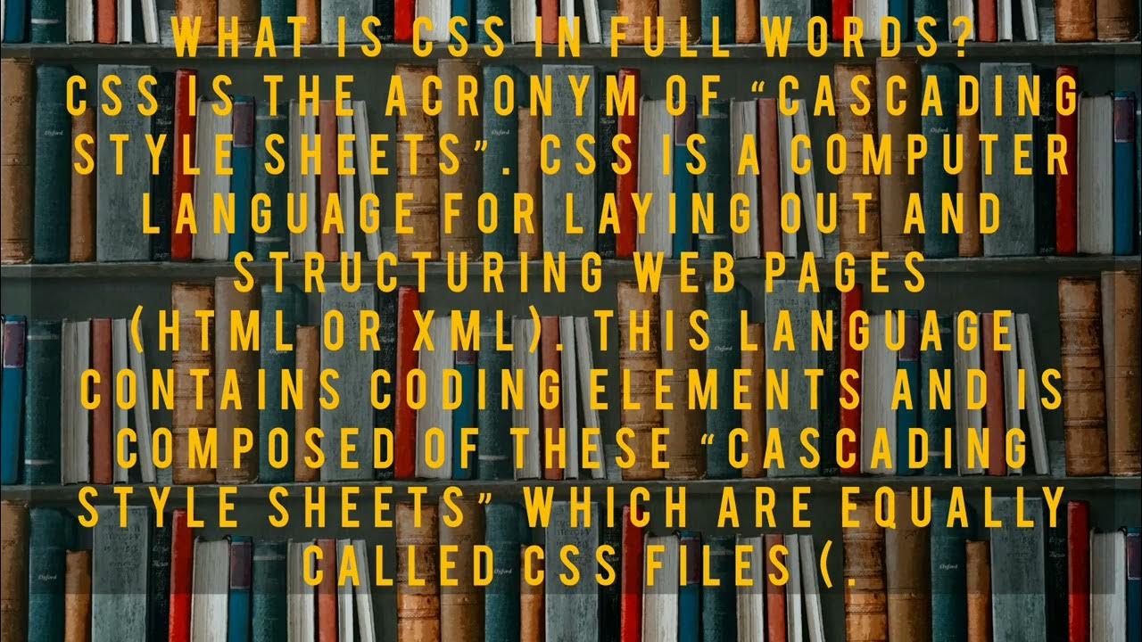 what-is-css-and-explain-what-is-css-full-world-css-job-what-is-css