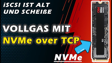 NVMe over TCP einfach erklärt. Wir testen heute eine NVMe über Netzwerk anzubinden