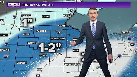 Accumulating snow expected Sunday | WTOL 11 Weather