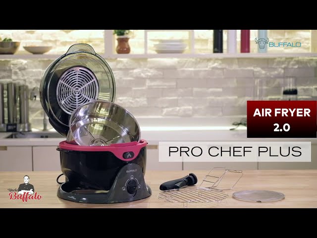 Buffalo Stainless Steel Smart Air Fryer 2.0 - Pro Chef Plus — Buffalo  Cookware Australia