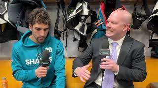 Mario Ferraro Reacts To Sharks HUGE Comeback Win Against Anaheim
